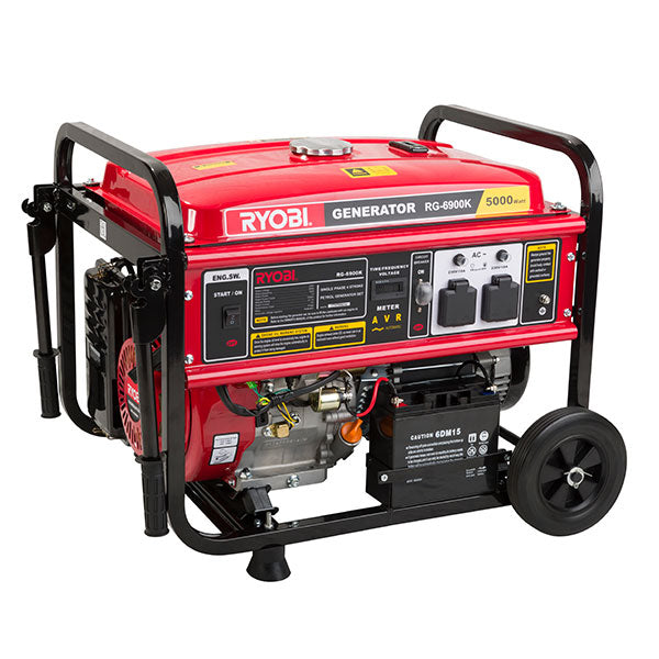 Ryobi RG-6900K 5.5kW max 4-stroke generator